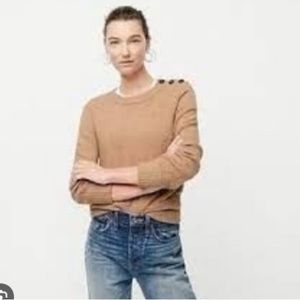 J. Crew Tan Crew Neck Sweater